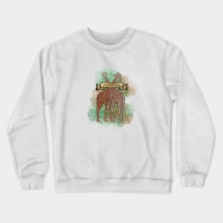 Giraffe valentines design Crewneck Sweatshirt